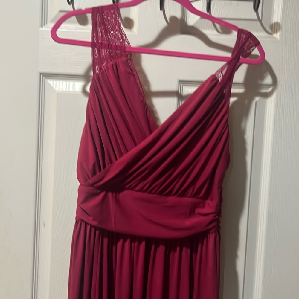 Fuchia color nice summer dress